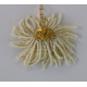 Pearl Tassel Pendant, granulated shortie