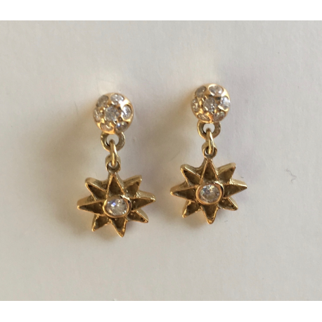 Dotted Star Earring