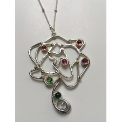 Rose Wire Pendant