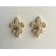 Fleur de Lis Earring  Large