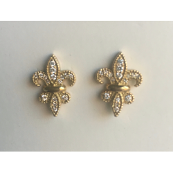 Fleur de Lis Earring  Large