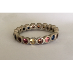 Small Bezel Stacking Eternity Band