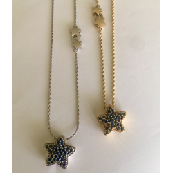 Saphire Star Necklace
